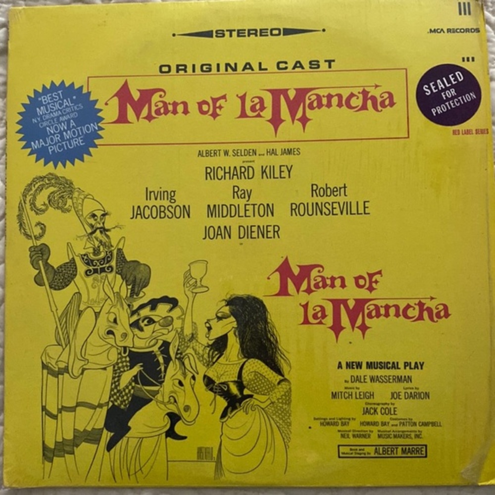VINTAGE VINYL Rec MAN OF LA MANCHA  MCA Records c1973